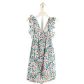 BISBY BY LITTLE ENGLISH GREEN FLORAL 2-PIECE DRESSY OUTFIT